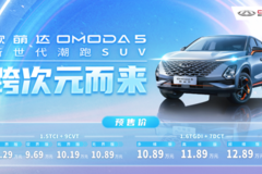 9.29万起，奇瑞欧萌达开启预售，年轻人的梦想终于要实现了！