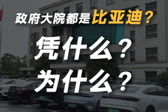 政府大院都是比亚迪？为什么？凭什么？