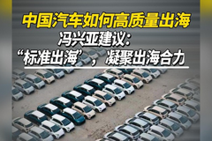 中国汽车如何高质量出海，冯兴亚建议：标准出海， 凝聚出海合力