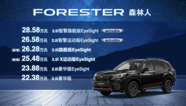 20多万的进口越野SUV！斯巴鲁森林人全面进化后，性价比太高了